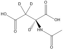 N-Acetyl-L-aspartic acid-[2,3,3-d3]